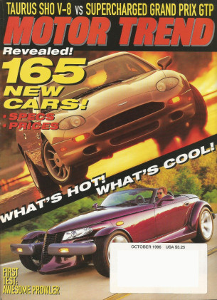 MOTOR TREND 1996 OCT - SHO vs. GTP, DB7, PROWLER, M3